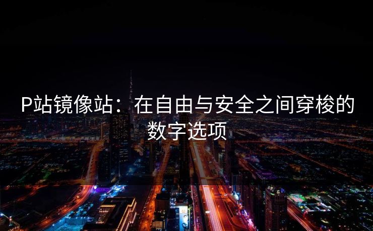 P站镜像站：在自由与安全之间穿梭的数字选项
